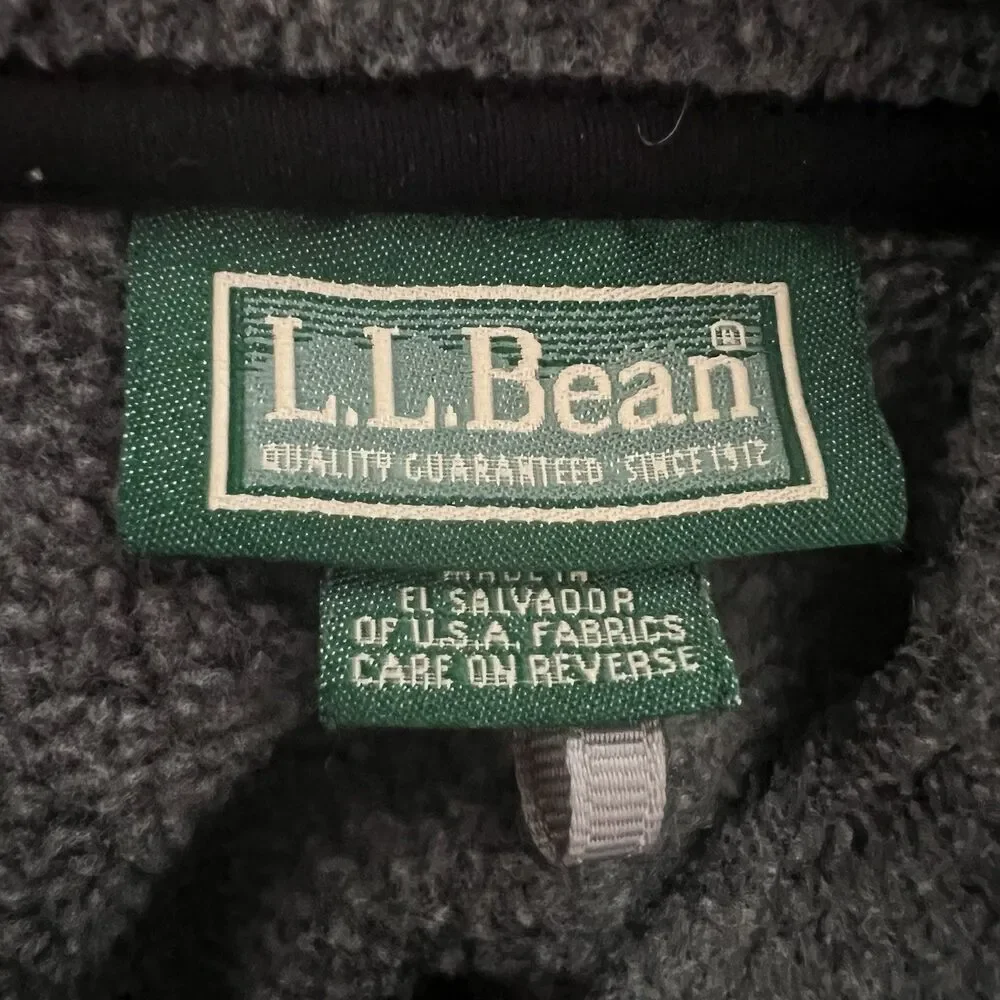 L.L Bean Men’s Fleece Jacket XL - Picture 3 of 5